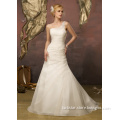 One Shoulder Beaded Organza Fashion Style Wedding Dresses (WMA009)